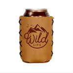 wild life leather can holder