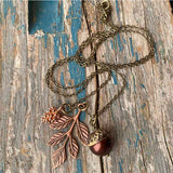 Acorn & Leaf Necklace