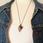 Acorn & Leaf Necklace
