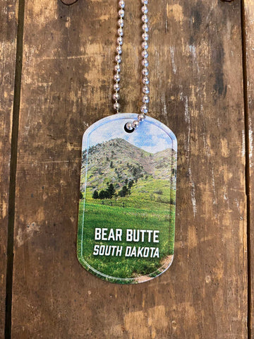 Bear Butte South Dakota Dog Tag