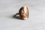 Copper Nature Inspired Ring