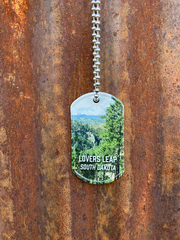 Lovers Leap Dog Tag