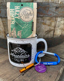 hiking gift set coffee mug