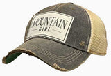 Distressed Trucker Hat - Mountain Girl