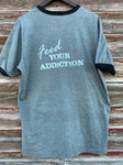 T-shirt Feed Your Addiction Ringer