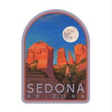 sedona arizona sticker cathedral rock