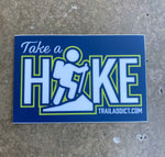 Sticker Take A Hike 3" x 2"