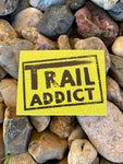 Green Trail Addict Sticker